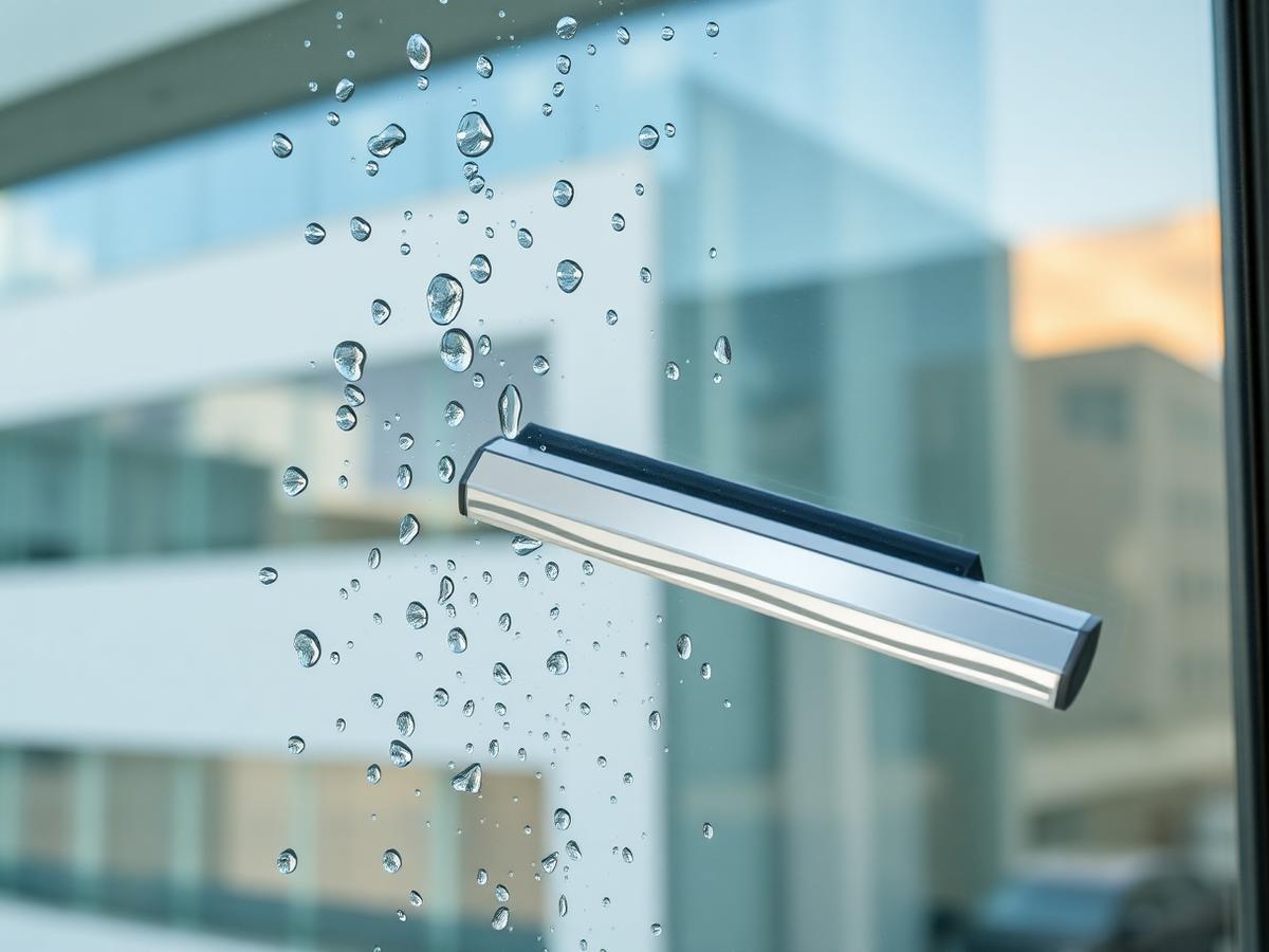 Streifenfreie Fensterreinigung mit Mikrofasertuch